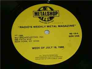 Various - Metalshop - Radio's Weekly Metal Magazine (Week Of July 18, 1986)