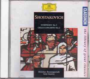 Shostakovich, Mstislav Rostropovich, Seiji Ozawa - Symphony No.5 / Cello Co ...