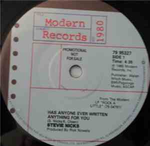 Stevie Nicks - Has Anyone Ever Written Anything For You