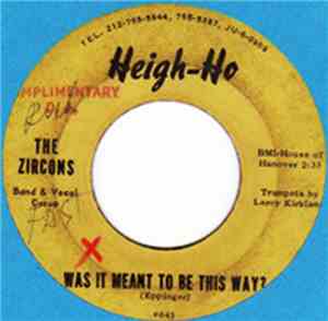 The Zircons - Was It Meant To Be This Way / Go On And Cry, Cry