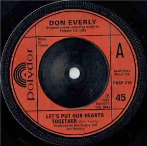 Don Everly - Let's Put Our Hearts Together