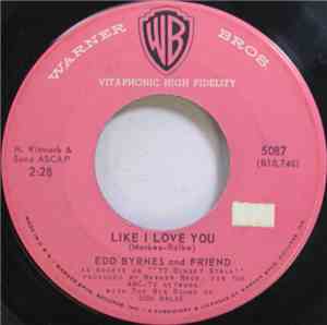 Edd Byrnes And Friend  - Like I Love You / Kookie's Mad Pad