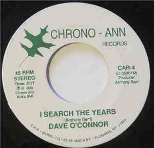 Dave O'Connor  - I Search The Years / That Lucky Dog