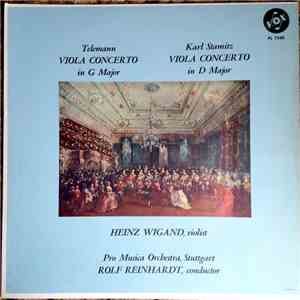 Heinz Wigand / Rolf Reinhardt - Telemann: Viola Concerto in G Major / Karl  ...