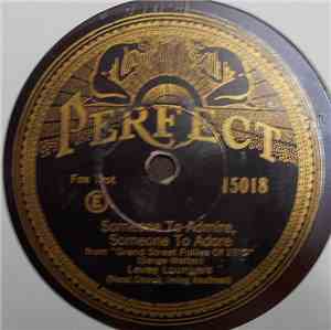 Levee Loungers / Golden Gate Orchestra - Someone To Admire, Someone To Ador ...