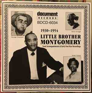 Little Brother Montgomery - Vocal Accompaniments & Early Post-War Recording ...