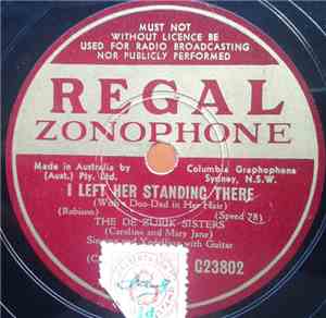 The De Zurik Sisters - I Left Her Standing There (With A Doo-Dad In Her Hai ...