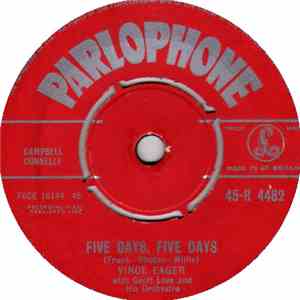 Vince Eager - No More / Five Days, Five Days