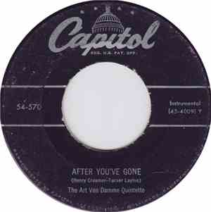The Art Van Damme Quintette - After You've Gone / Little Brown Jug