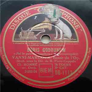 Vanni-Marcoux - Boris Godounow