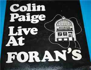 Colin Paige - Live At Foran's