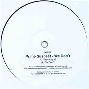 Prime Suspect  - We Don't