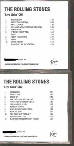 Rolling Stones - Live Licks