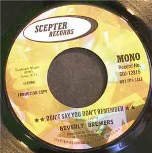 Beverly Bremers - Don't Say You Don't Remember
