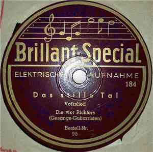 Die Vier Richters (Gesangs-Guitarristen) - Das Stille Tal / Der Wilddieb