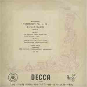 Beethoven / Solti cond. The London Philharmonic Orchestra - Symphony No. 4  ...