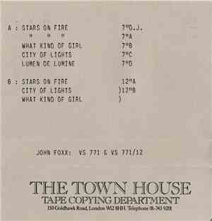 John Foxx - Stars On Fire