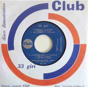 Complesso Erton Group / Complesso Basso-Valdambrini - Disco Dimostrativo N. ...