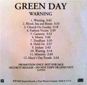 Green Day - Warning