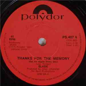 Slade - Thanks For The Memory (Eat An Apple Every Day)