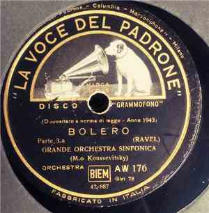 Grande Orchestra Sinfonica - Bolero (Parte 3.a) / Gimnopedie No.1