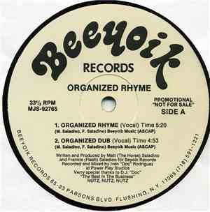 Organized Rhyme  - Organized Rhyme
