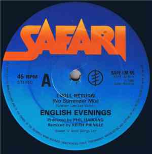English Evenings - I Will Return / Tear You Down