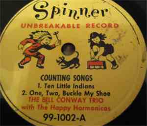 The Bill Conway Trio, The Happy Harmonicas - Counting Songs / The Alphabet  ...