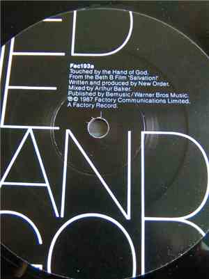 New Order - Touched By The Hand Of God