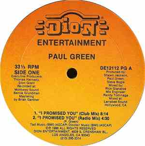Paul Green  - I Promised You