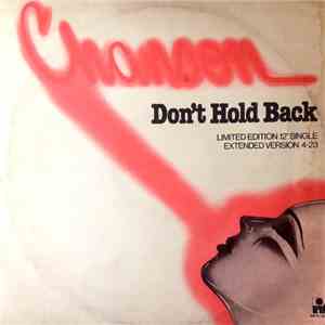 Chanson - Don't Hold Back