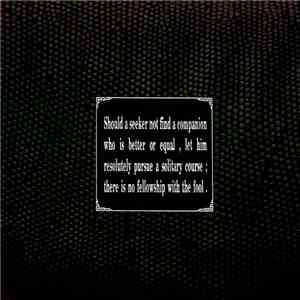 Dave Phillips - Should A Seeker Not Find A Companion Who Is Better Or Equal ...