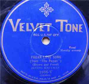 Irving Kaufman - Pagan Love Song / That's You, Baby