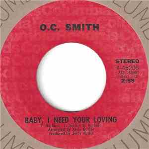 O.C. Smith - Baby I Need Your Loving / San Francisco Is A Lonely Town