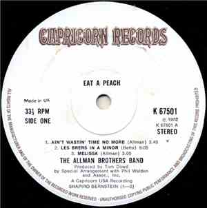 The Allman Brothers Band - Eat A Peach