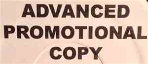 Various - Advanced Promotional Copy