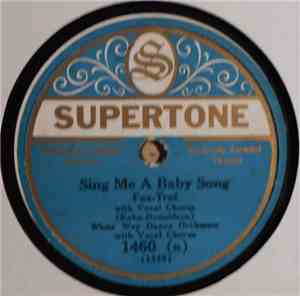 White Way Dance Orchestra - Sing Me A Baby Song / I'm Calling On Phoebe Ton ...