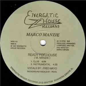Marco Manzie - Ready For House