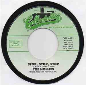 The Hollies - Stop, Stop, Stop / On A Carousel