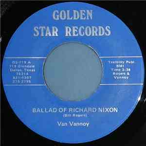 Van Vannoy - Ballad Of Richard Nixon