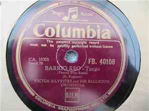 Victor Silvester And His Ballroom Orchestra - Barrio Reo / Venetian Moon