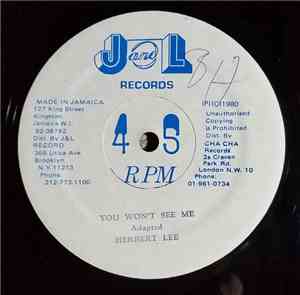 Herbert Lee - You Won't See Me / Something On Your Mind