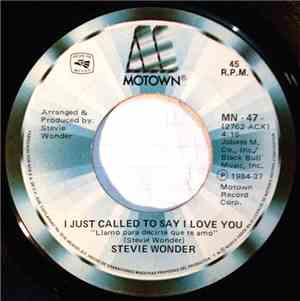 Stevie Wonder - I Just Called To Say I Love You