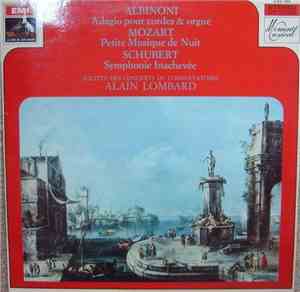 Albinoni, Mozart, Schubert, Alain Lombard, Société Des Concerts Du Conserva ...