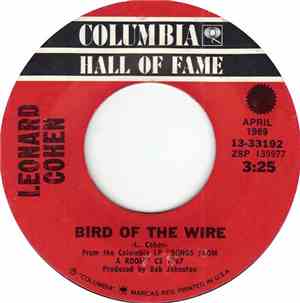 Leonard Cohen - Bird Of The Wire / Suzanne