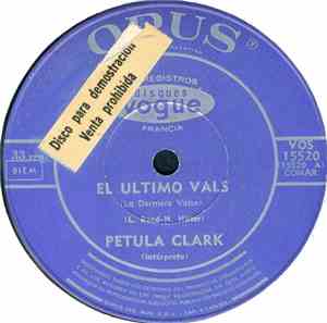 Petula Clark - El Ultimo Vals (La Derniere Valse)