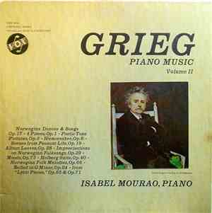 Grieg, Isabel Mourao - Piano Music Vol. 2