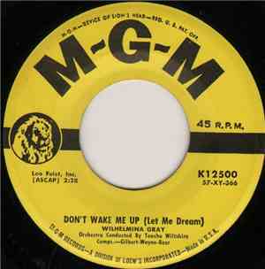 Wilhelmina Gray - Don't Wake Me Up (Let Me Dream)