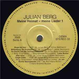 Julian Berg - Meine Heimat - Meine Lieder 1