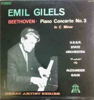 Beethoven, Gilels, Szell, U.S.S.R State Orchestra - Piano Concerto No. 3 In ...